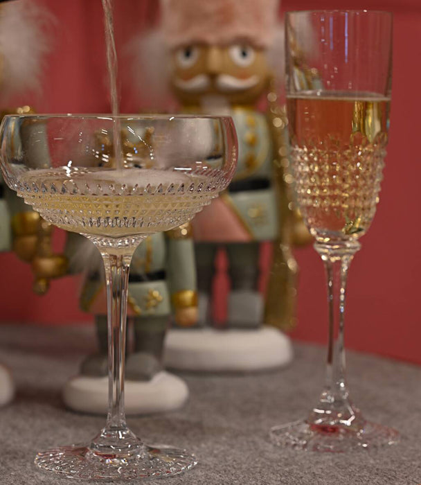 Diamond Gold Flute Set of 2