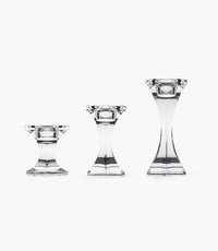 Square Candleholder Set- 3 Pcs