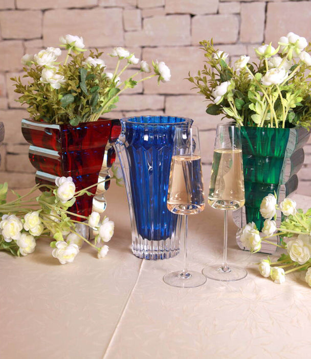 Adria Vase Green 25cm - Roomours