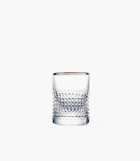 Diamond Platinum Shot Glasses Set of 2 - Roomours