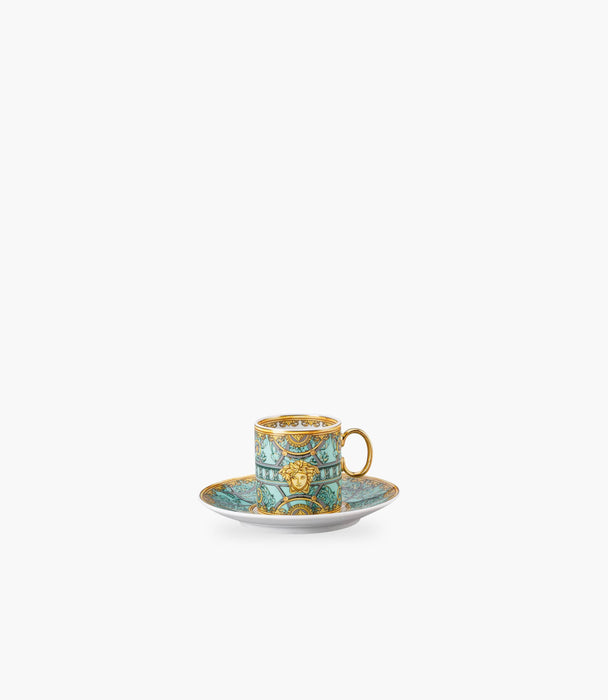 Scala Palazzo Verde Espresso Cup & Saucer - Roomours