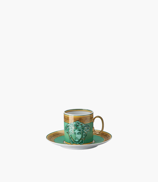 Medusa Amplified Green Cup & Saucer Tall