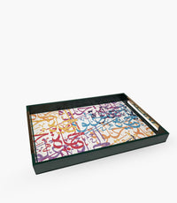 Arabic Letters Multicolor Tray 48*33.5*5 Cm