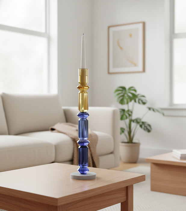 Candle Holder Blue Big 10*10*41.3cm