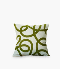 Lines Green Cushion 45*45cm