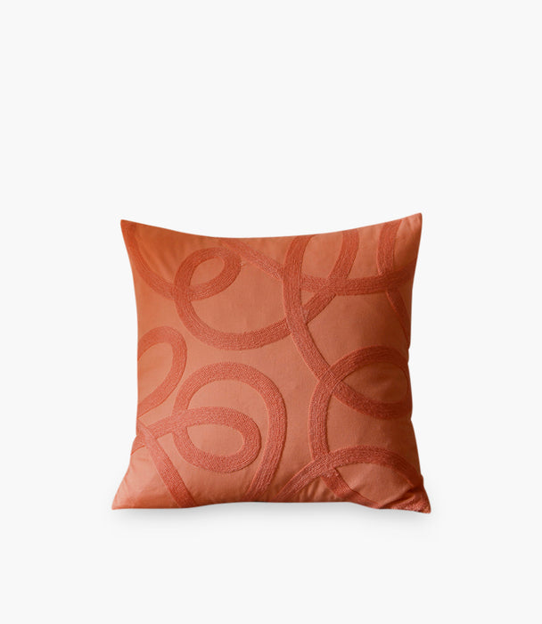 Lines Orange Cushion 45*45cm