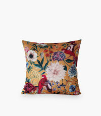 Floral Cushion Mustard 45*45cm