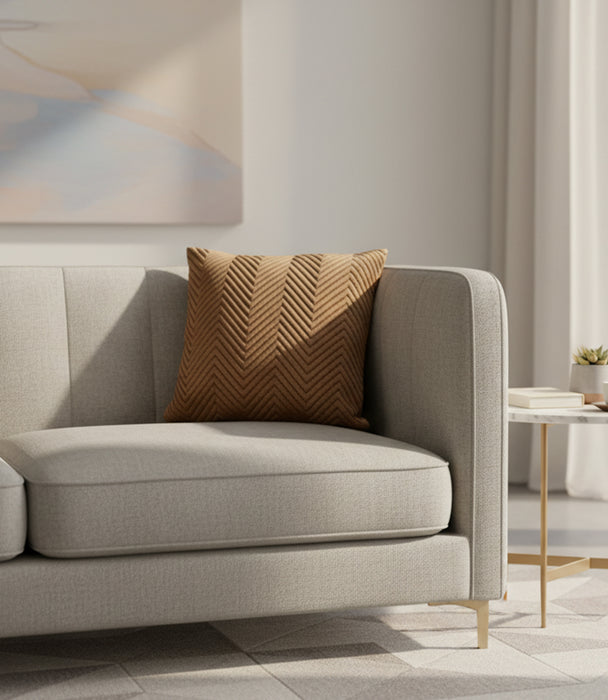 Diagonal Cushion Brown 45*45cm