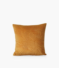 Japanese Banana Leaf Cushion Mustard 45*45cm