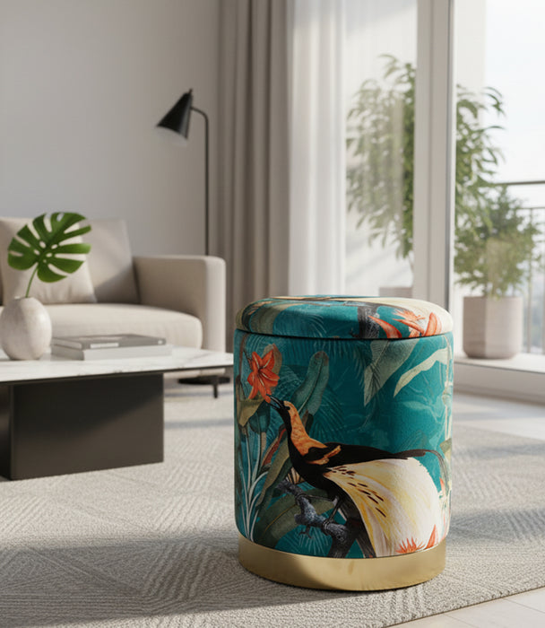 Nordic Blue Storage Stools 32*32*38cm