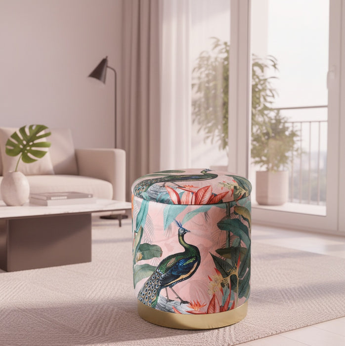 Nordic Pink Storage Stools 32*32*38cm