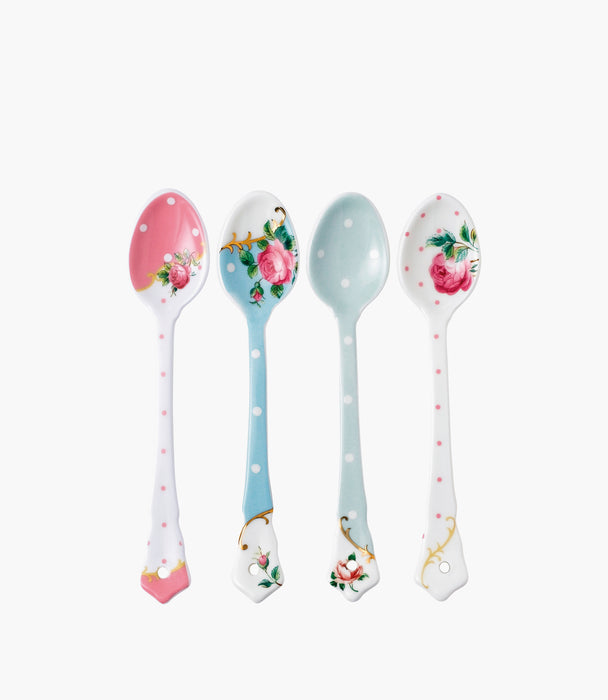 Vintage Mix Spoons 4P Set Modern