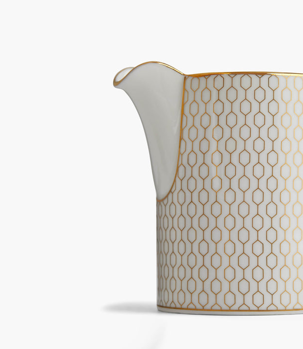 Gio Gold Covered Sugar and Creamer 2P Set - Roomours