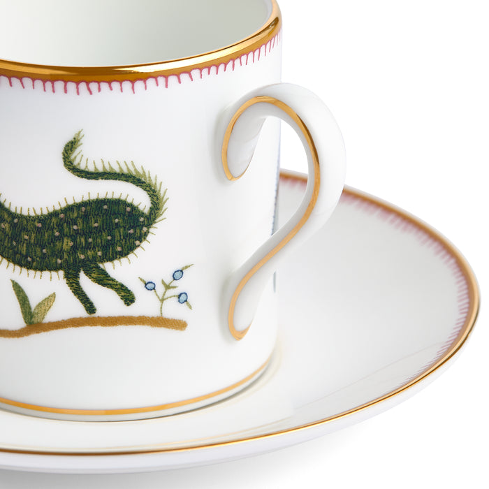 Myth Creatures Coffee Cup and Saucer