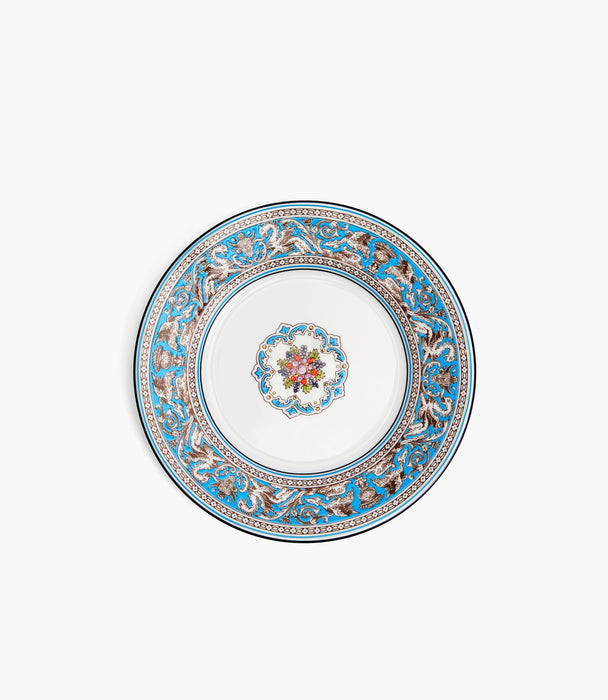 Florentine Turquoise Plate 18cm