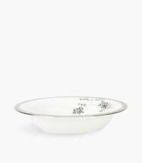 Vera Wang Lace Platinum Open Oval Dish 25cm 9.8in