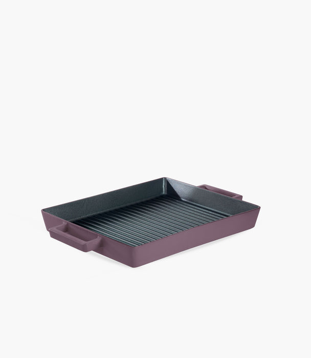 Grill Pan Terra Cotto & Cast Iron 32x26cm