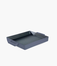 Grill Pan Terra Cotto & Cast Iron 26x26cm - Roomours