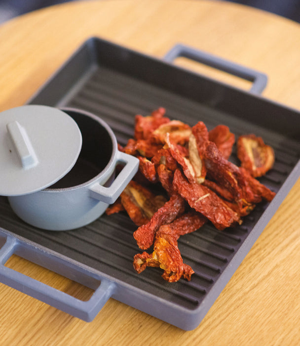 Grill Pan Terra Cotto & Cast Iron 26x26cm