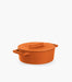 Casserole Pot Oval W/Lid Terra Cotto & Cast Iron 30x25cm - Roomours