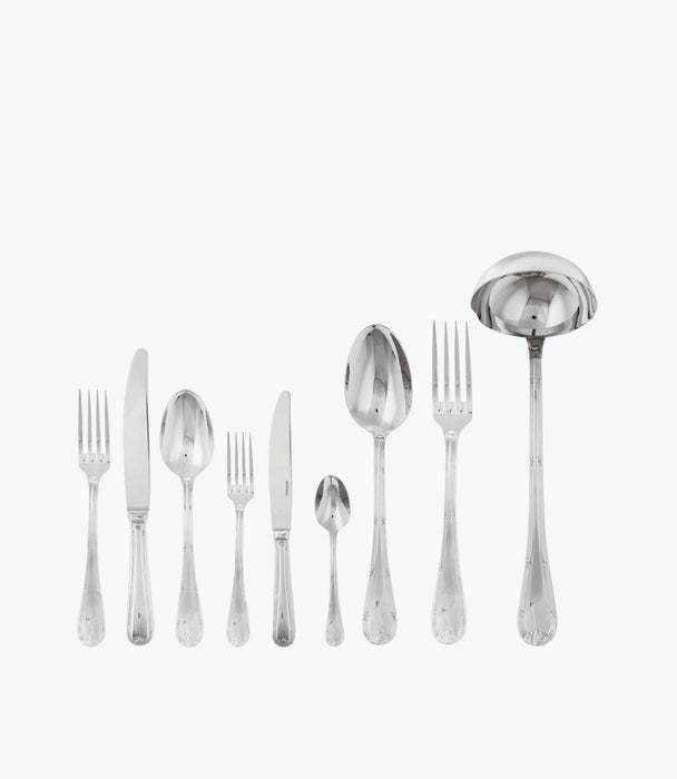 Ruban Croisé Cutlery set 75 pcs S/Steel - Roomours