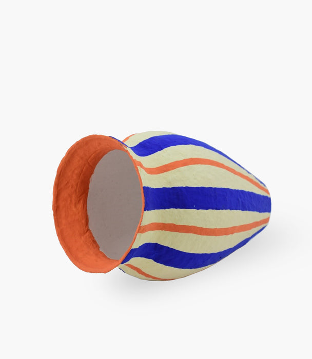 Cotton Mache Vase 17 x 25cm