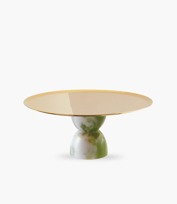 Madame Cake Stand Pvd Gold 22cm