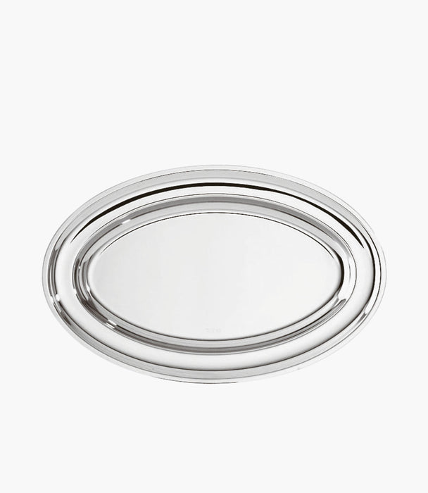 Elite Meat Dish Oval S/Steel 54x37cm