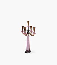Candle Holder Amber 5 Arms 32*32*64cm