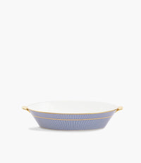 Anthemion Blue Oval Serv Bowl 1.3L - Roomours