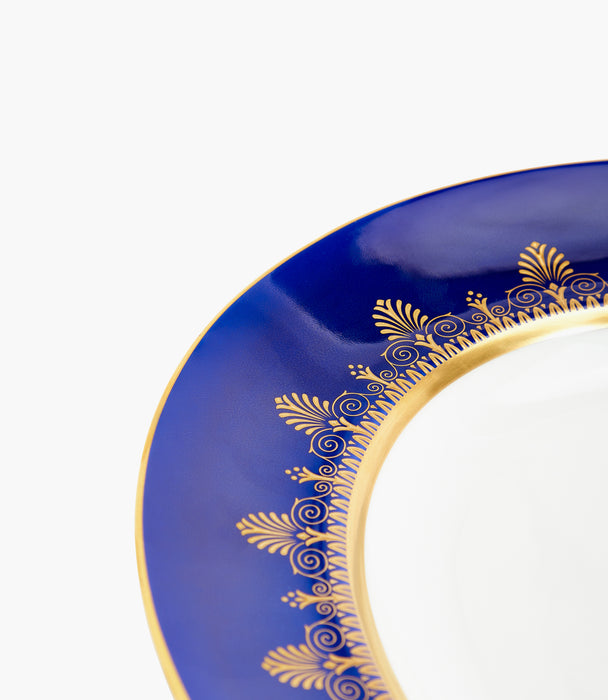 Anthemion Blue Oval Platter 35cm
