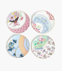 Butterfly Bloom Plate 20.8Cm, Set Of 4 - Roomours