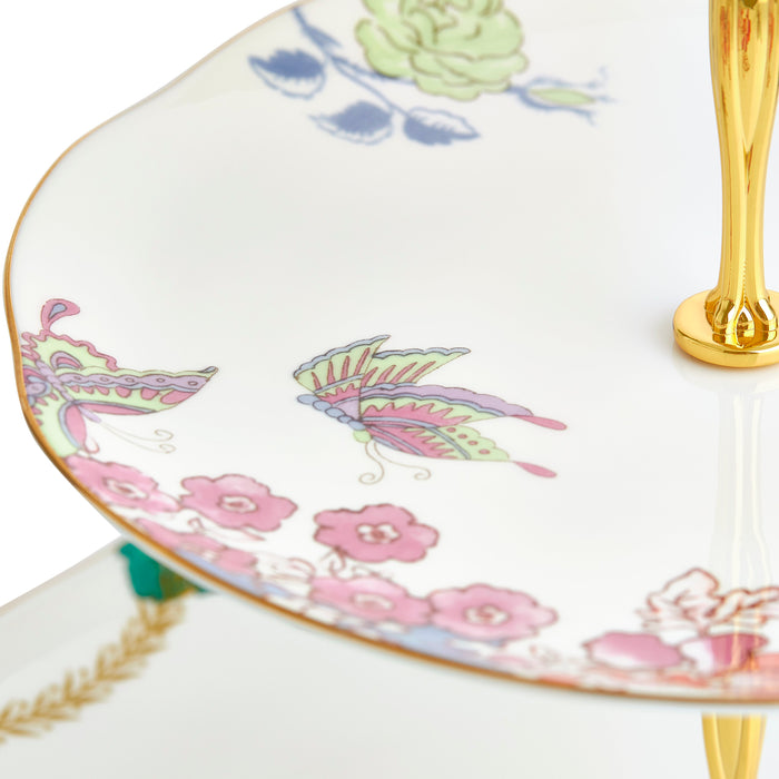 Butterfly Bloom Cake Stand 3 Tier