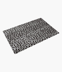 Eva Tiger Placemat Set 6 Pcs Pearl Silver 45x30cm - Roomours