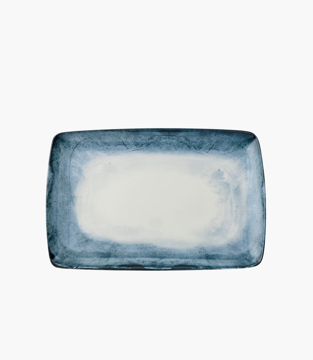 Shade Sea Plate Rectangular Porcelain 35x22cm