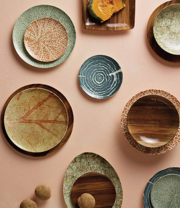 Nature Essence Soup Plate Cm Porcelain 22cm - Roomours