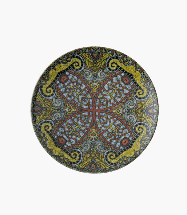 Mandala A Plate Flat Porcelain 20cm