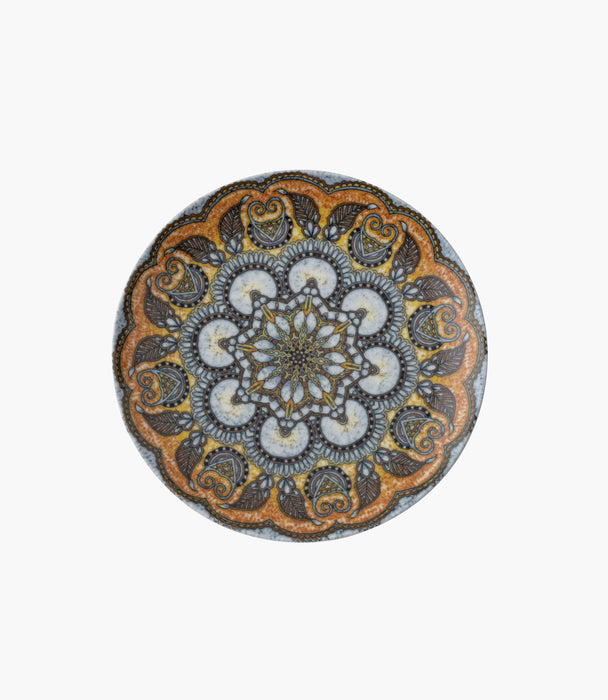 Mandala B Plate Flat Porcelain 20cm