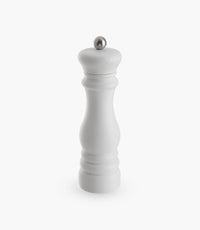 Pepper Mill Wood White Matt 20.5cm - Roomours
