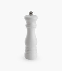 Pepper Mill Wood White Matt 20.5cm