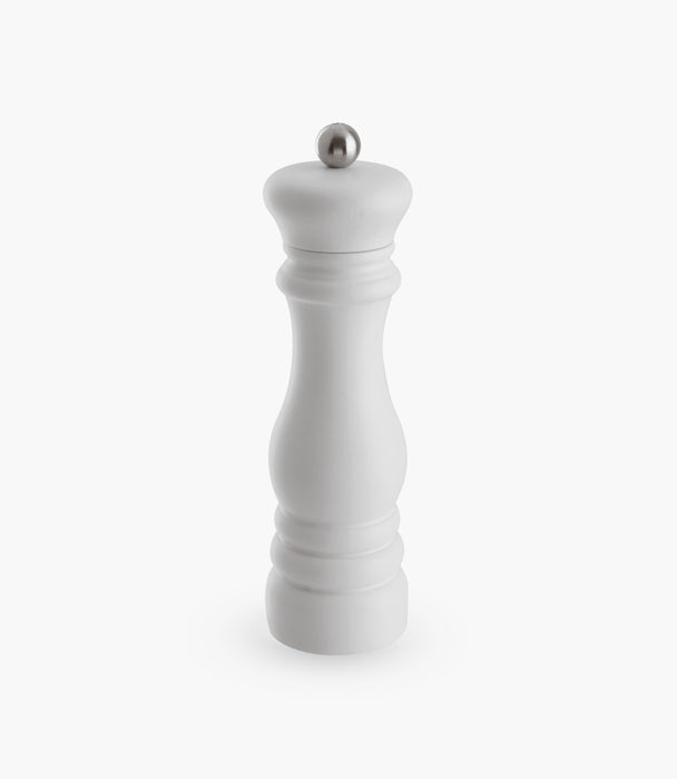 Pepper Mill Wood White Matt 20.5cm