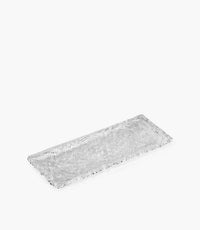 Diamante' Rectangular Tray – Clear 31x12.5 cm