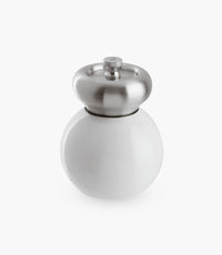 Salt Mill S/Steel Acrylic White Gloss 10cm