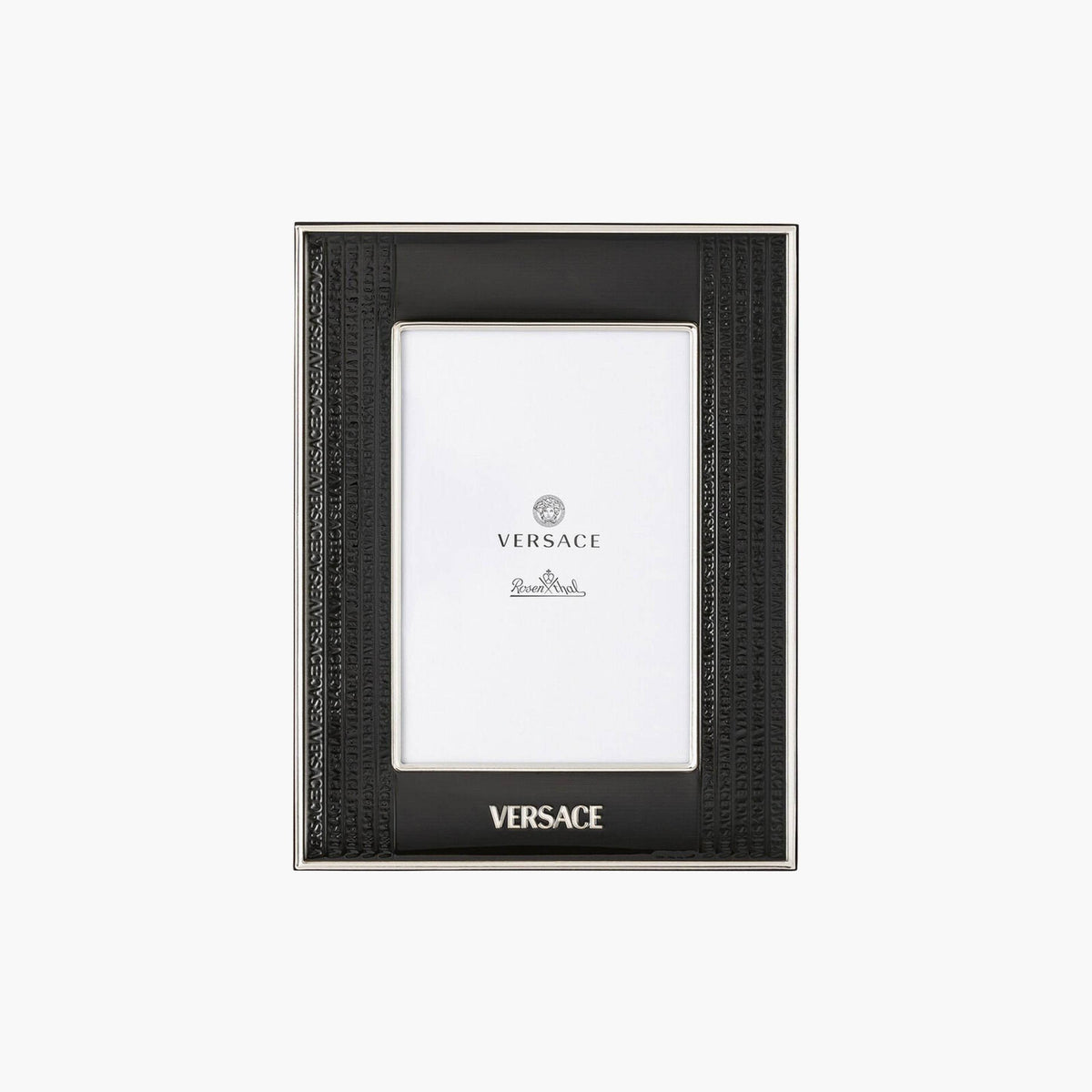 【美品】Gianni Versace ヴェルサーチ　フォトフレーム　写真立て Versace Black-Black Picture Frame VHF10 10*15cm