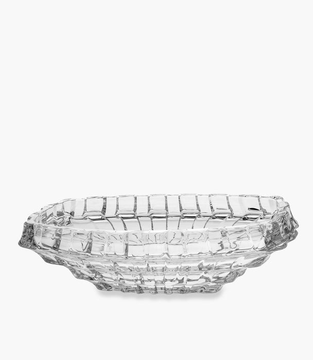 Cascade Crystal Oval Bowl 39cm