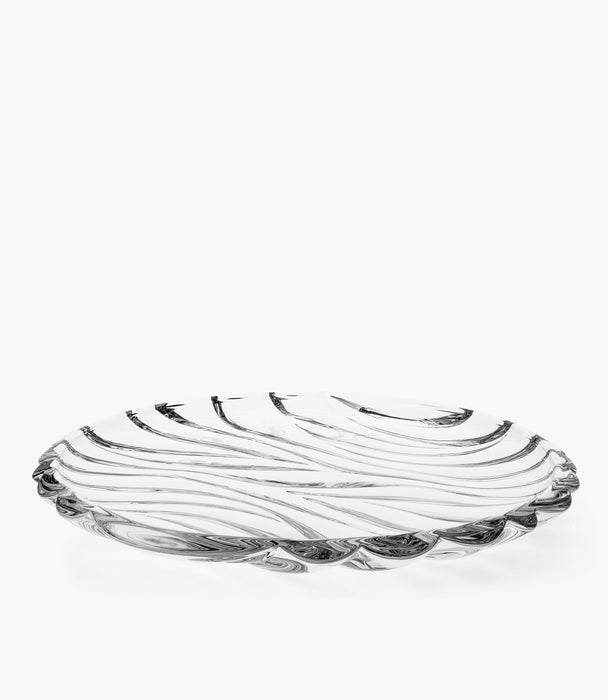 Bamboo Crystal Plate 33cm