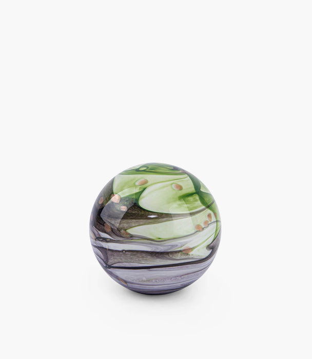 Murano Ball Mother Earth Green 20x19.5cm - Roomours