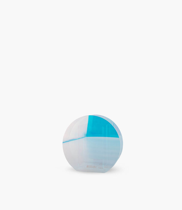 Oliver Iridescent Small Vase - Clear - Roomours