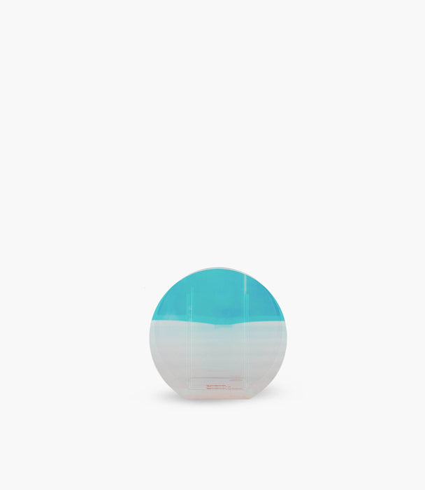 Oliver Iridescent Small Vase - Clear - Roomours