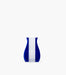 Oliver Acrylic Vase - Clear & Blue - Roomours